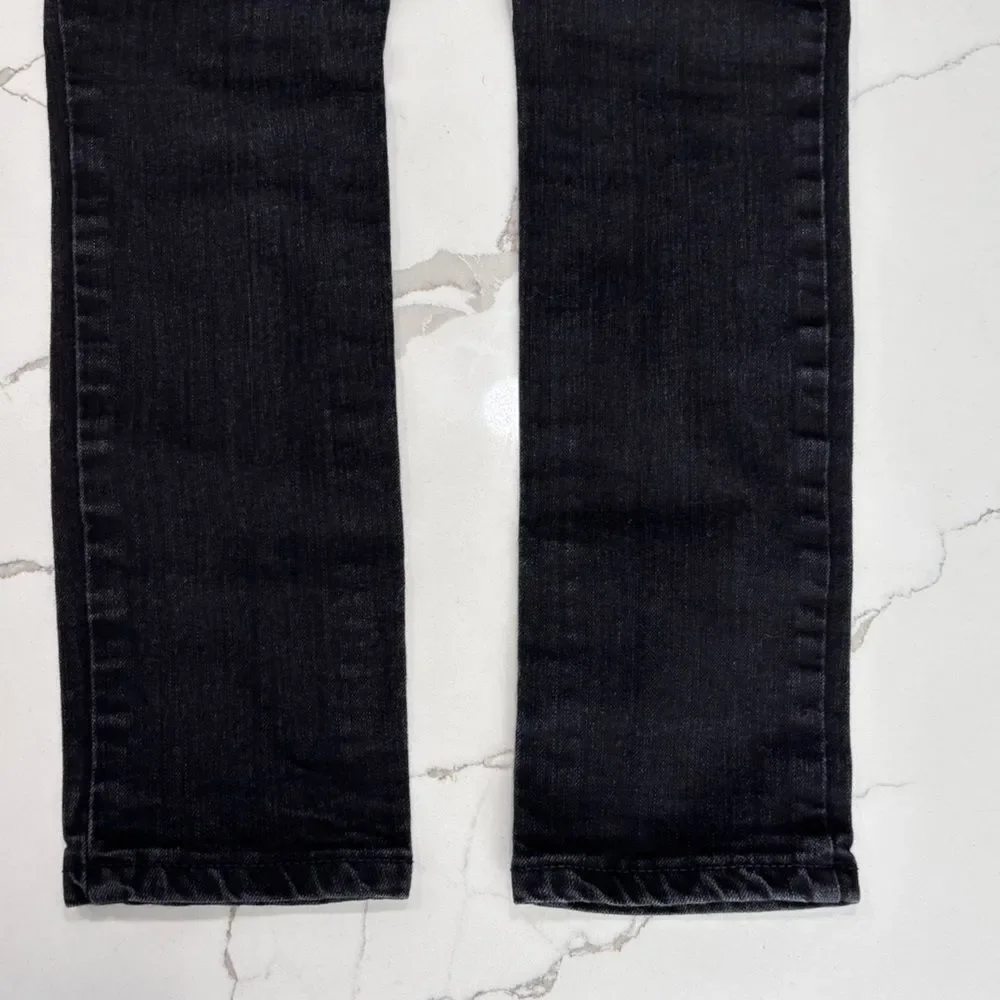 The Children’s Place Big Girls Black Dark Wash Super Skinny Denim Ankle Jeans 10